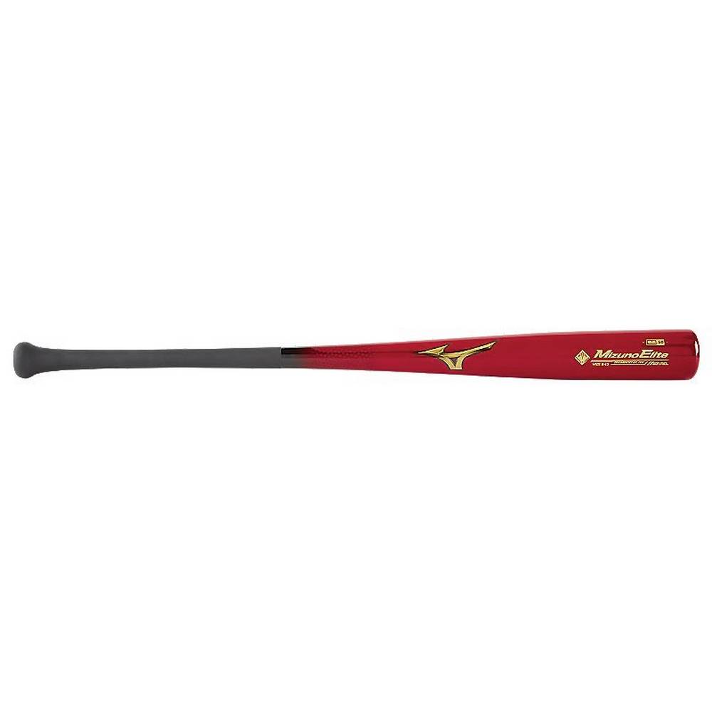 Taco De Baseball Mizuno MZE 243 Bamboo Elite Wood - Homem - Rosa Escuro/Pretas - PSUOZ9635